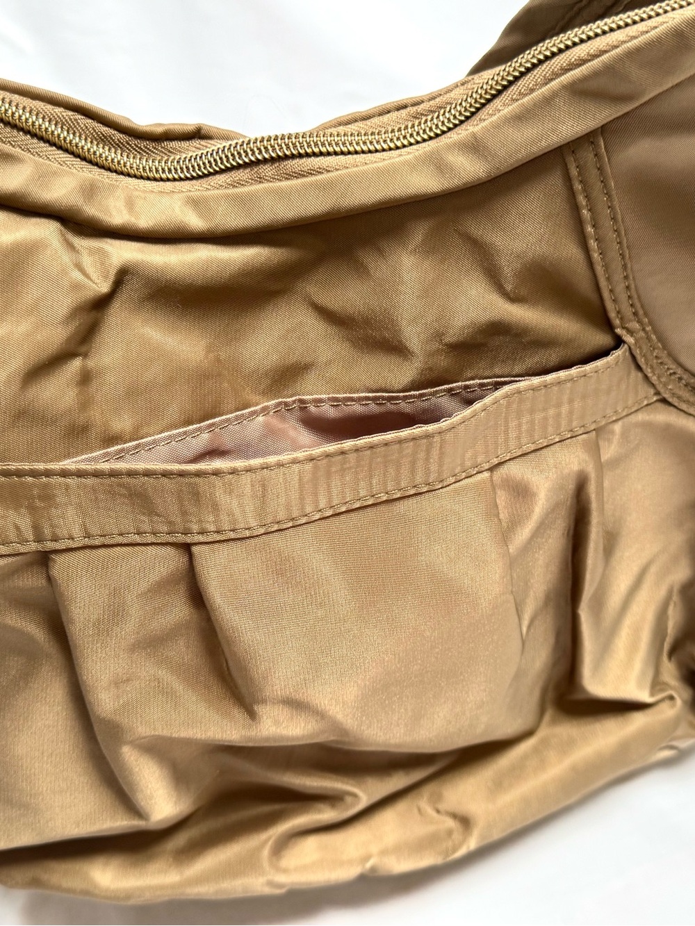 New Travelon Anti-Theft Crossbody Bag and Safe ID Wallet Set Gold NWT Travel - Picture 11 of 14